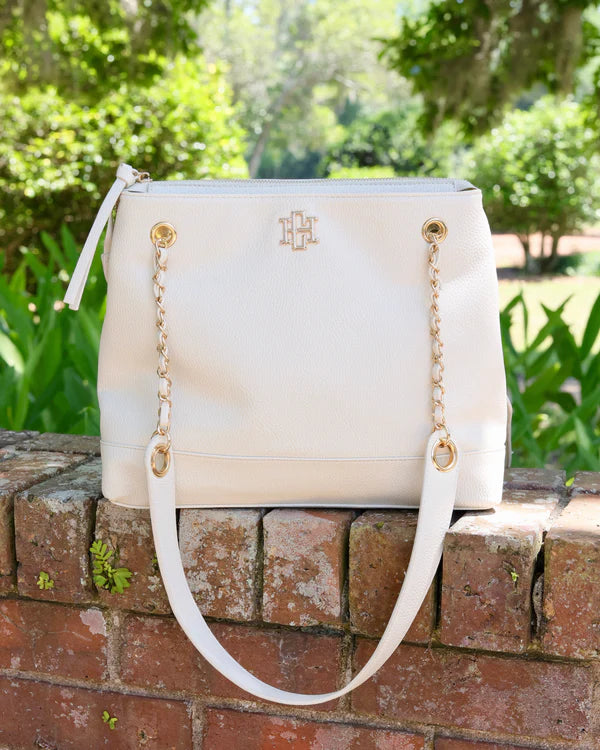 Caroline Hill Teegan Tote Cream main image 0