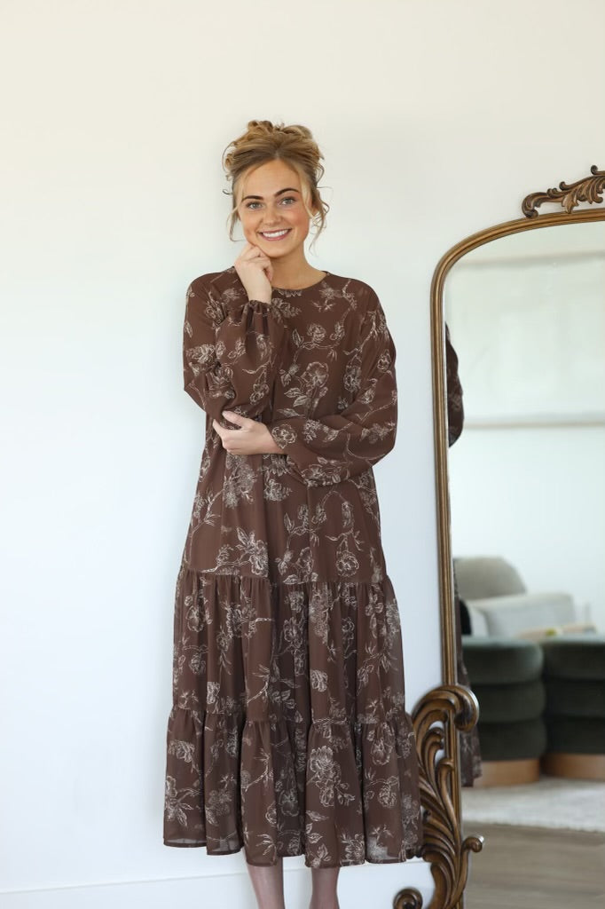 Ada Faye Blaire Dress - Brown Ada Faye Blaire Dress - Brown